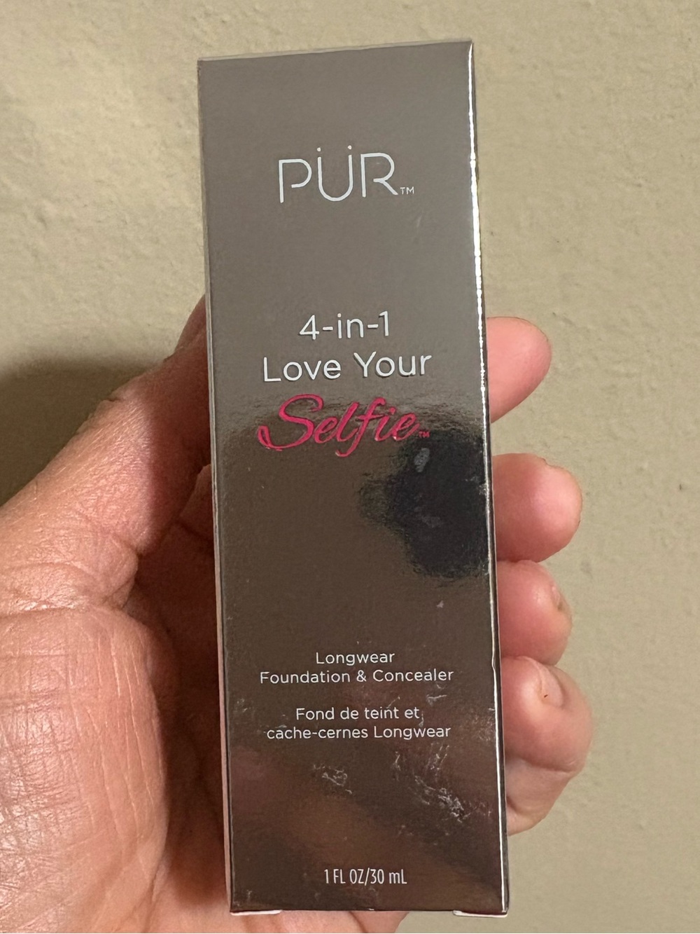 Pur 4-in-1 Love Your Selfie Longwear Foundation & Concealer - LN4 Brand New .